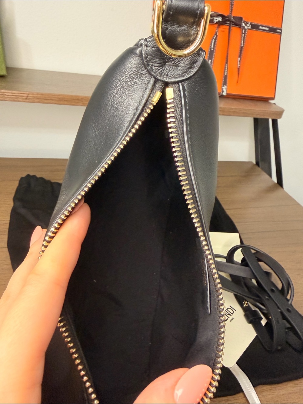 Authentic FENDI Fendigraphy Mini in Black - Brand New With Tags - Picture 7 of 15